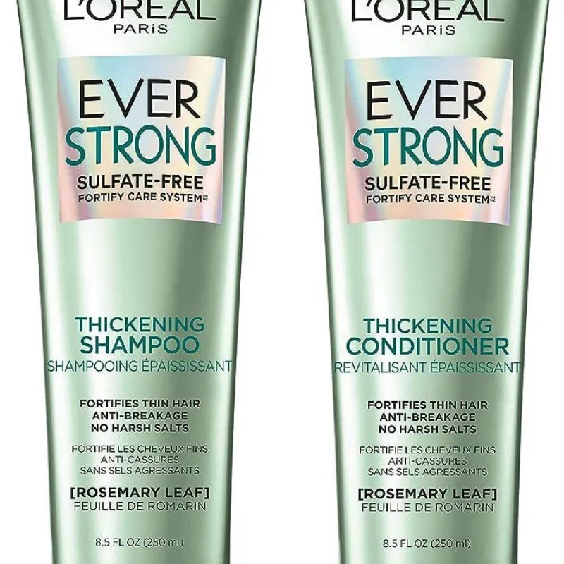 Cabello Fino Ever Pure Loreal Paris DUO shampoo y acondicionador 