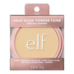 Halo Glow Setting Powder - Polvo sedoso, ligero, borroso, suaviza, minimiza los poros y líneas finas