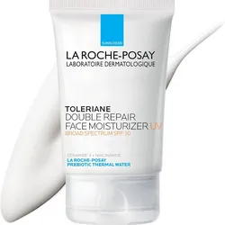 Hidratante de doble reparación para la cara, de uso diario, con protector solar FPS 30 UV, niacinamida y glicerina, sin aceite