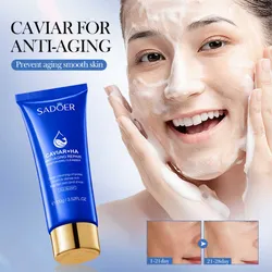 Limpiador espumoso de caviar y ácido hialurónico SADOER