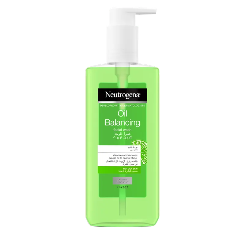 Neutrogena® Oil Balancing Facial Wash with Lime
