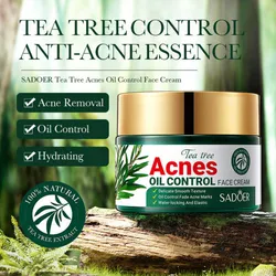 SADOER Tea Tree Anti Acné Crema Control de aceite