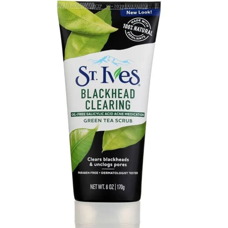 St. Ives Blackhead Clearing Face Scrub Té Verde 6 oz