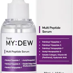 Suero complejo multipéptido, Matrixyl 3000, Argireline, colágeno vegano, niacinamida, ácido hialurónico para antienvejecimiento, antiarrugas, refuerzo de colágeno para elasticidad, cuidado de la piel coreano, 1 onza líquida