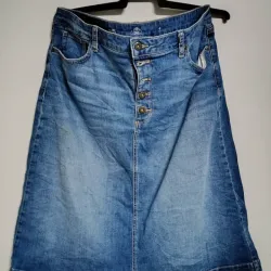 Falda de mezclilla 