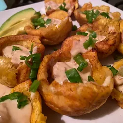 Tostones rellenos Camarón 