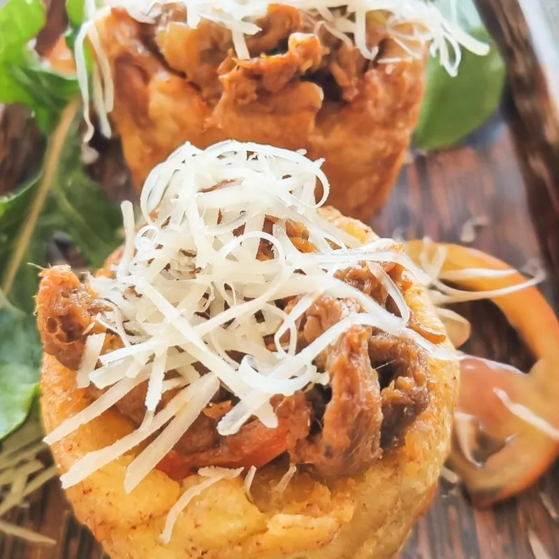 Tostones Rellenos de Atún 