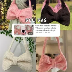 Bolso en forma de lazo