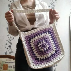 Bolso granny square