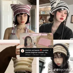 Gorro estilo orejas de gato