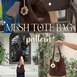 Mesh tote bag