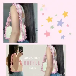 Ruffle bag