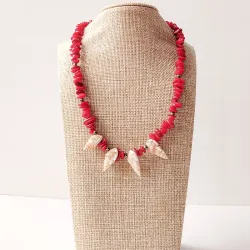 Collar mar rojo 