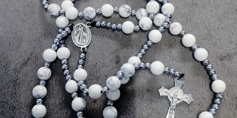 Rosario de piedras semipreciosas 