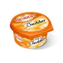 Queso Cheddar President 125 g