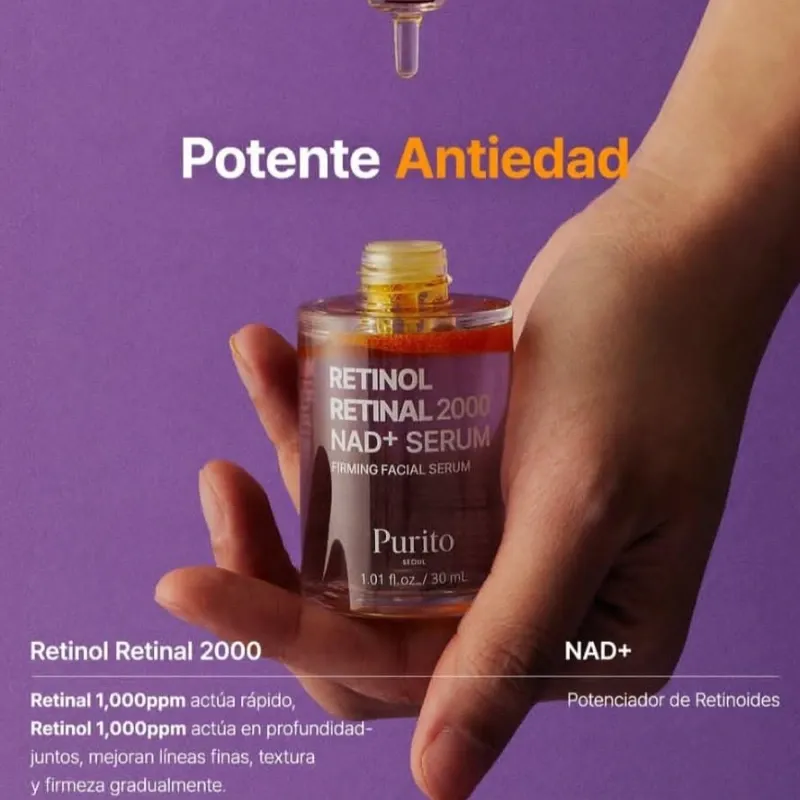 Purito Retinol + Retinal 2000 NAD+ Serum