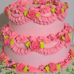 Mini torta de dos pisos (Supernortemul)