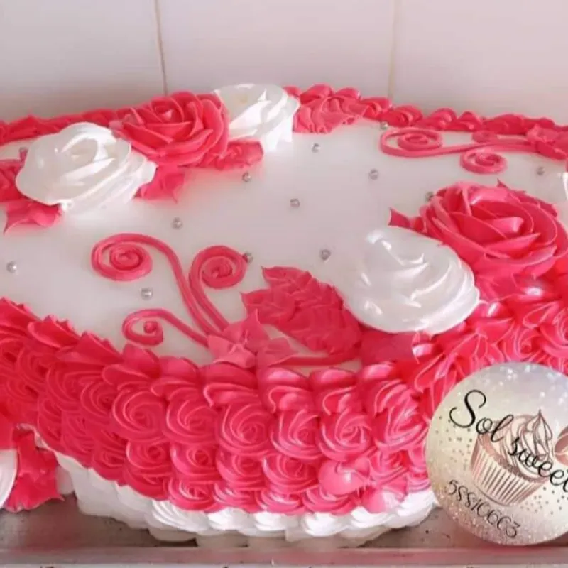 Torta ovalada.