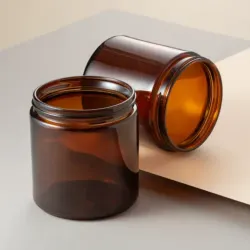 Frascos ámbar para decorar