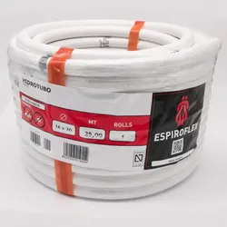 Rollo de tubo de desagüe reforzado en PVC