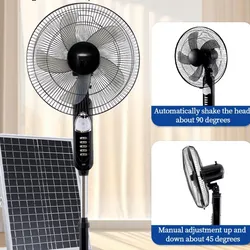 Ventilador de Pie Solar 