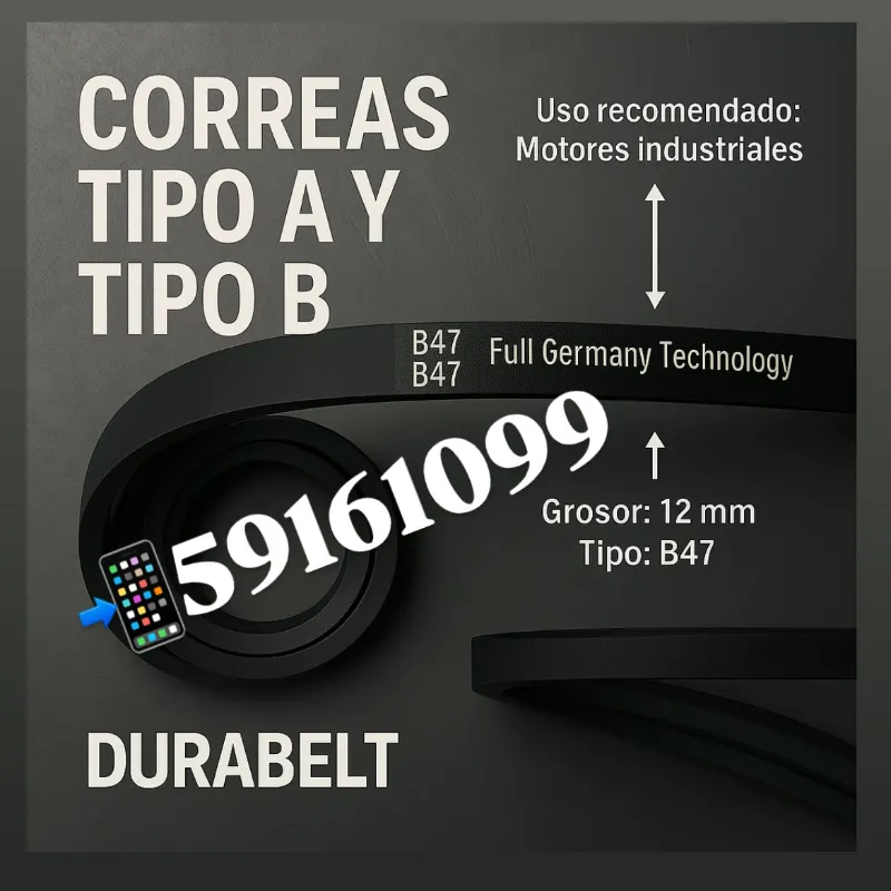 CORREAS TIPO A Y TIPO B