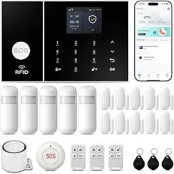 Sistema de Alarma inalámbrico para seguridad del hogar,