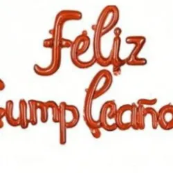 Feliz cumpleaños rojo