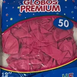 Paquete de globo rosado fuerte