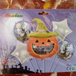 Set de 5 piezas de hallowen 1