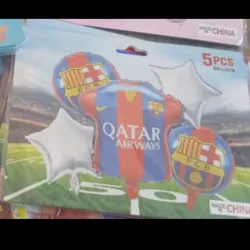 Set de 5 piezas del barcelona