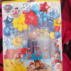 Set de decorativo paw patrol 3