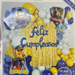 Set decorativo de paw patrol 1