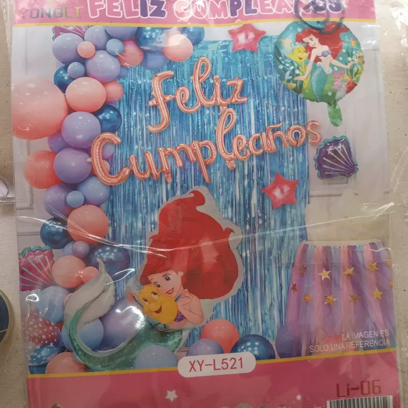 Set decorativo sirenita ariel 1