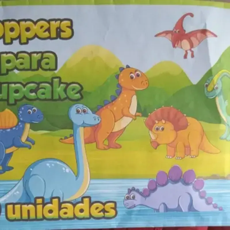 Topper de dinosaurio 