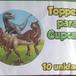 Topper de dinosaurios 