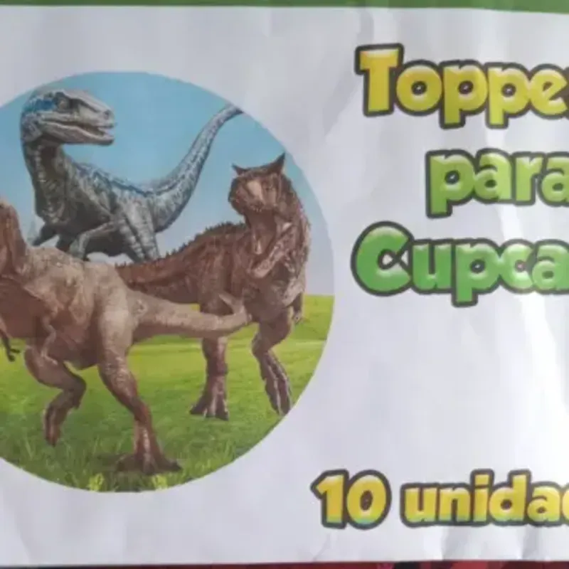 Topper de dinosaurios 