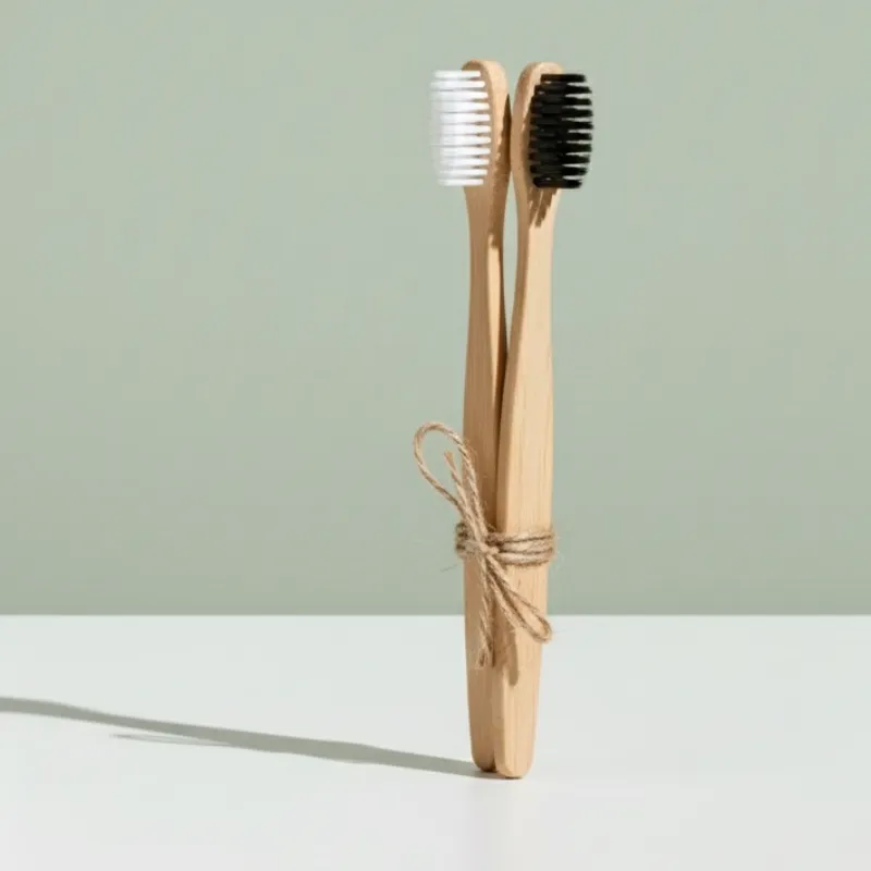 Cepillo de Dientes Biodegradable de Bambú (dúo)