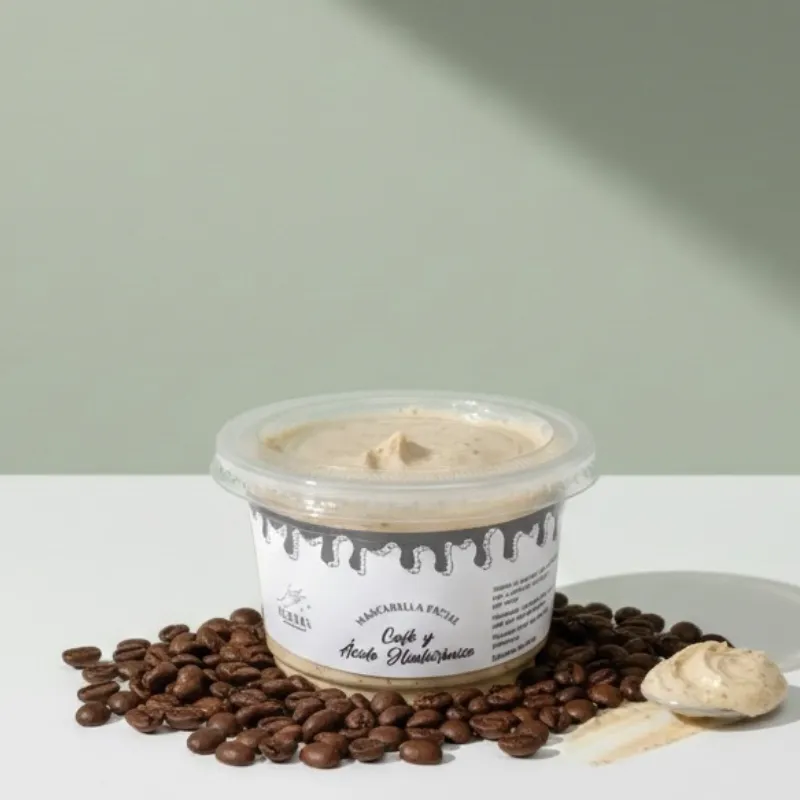 Mascarilla en Crema de Café y Ácido Hialurónico