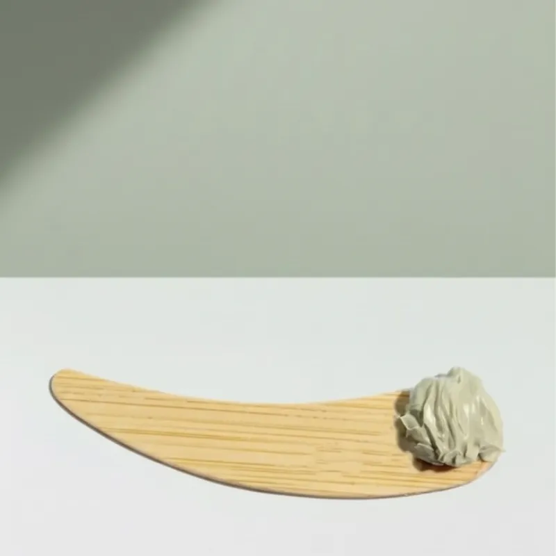 Mini Espátula Cosmética de Bambú