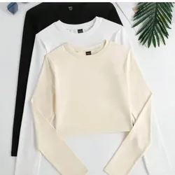 Camiseta casual de mangas largas