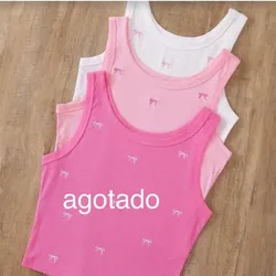 Camiseta con bordado de lazo