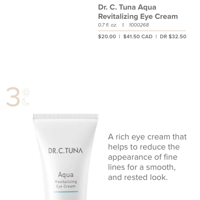 Crema revitalizante para ojos Serie Aqua [pedido por encargo]