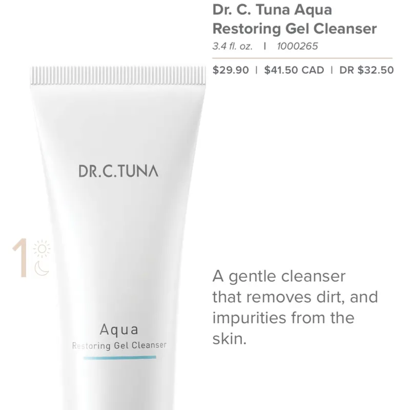 Gel limpiador restaurador Serie Aqua [pedido por encargo]