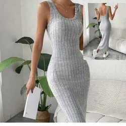 Vestido de tejido de canalé