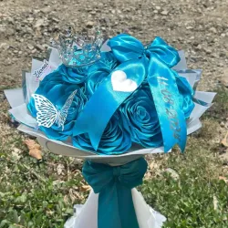 Ramo de 15 rosas eternas