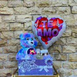 Caja cariñosa con perfume y nutella