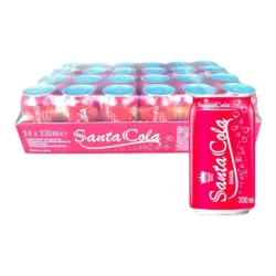 Caja de refresco de lata Ciego Montero de cola.