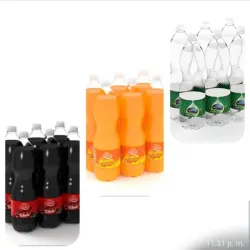 Cesto de 6 pomos de refresco 
