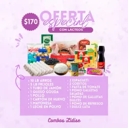 Combo de alimentos con regalo incluido